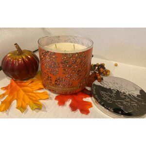 Bath & Body Works “Pumpkin Pecan Waffles” NEW 3 Wick Candle
